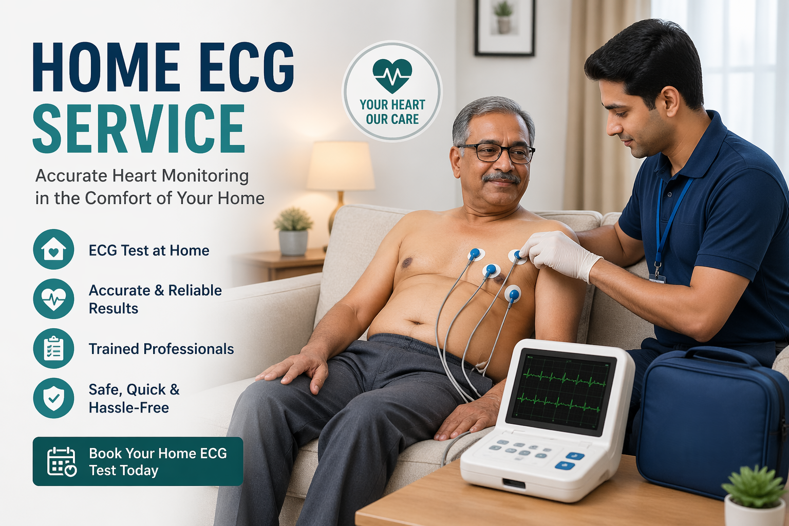 ECG test at home