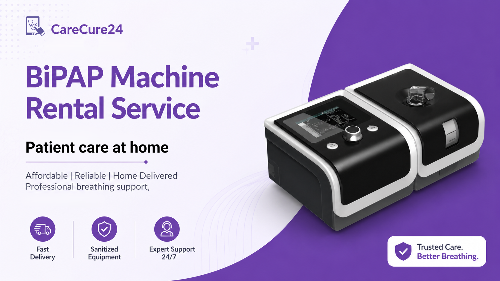 BiPAP Machine Rental Service at Home